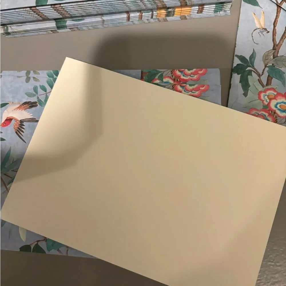 New  with box GUCCI blue Tian bird flower & nature print card envelope set